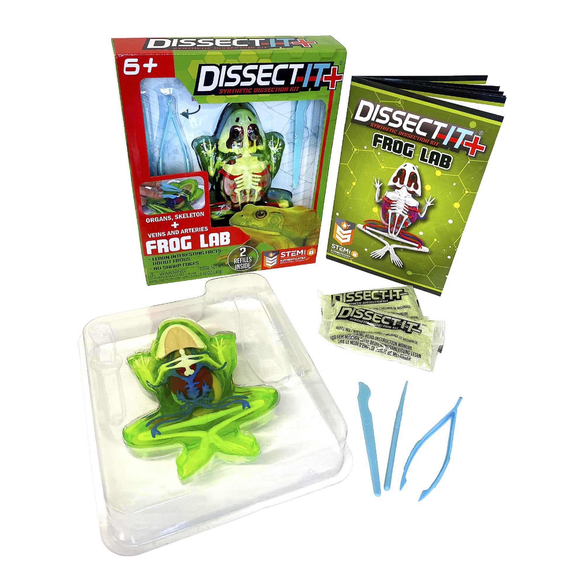 Amazon.com: Dissect-It Upgraded Frog Dissection Toy Kit, Lab